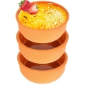 Miseczki do zapiekania kamionkowe 12 cm, 200 ml 3 szt.