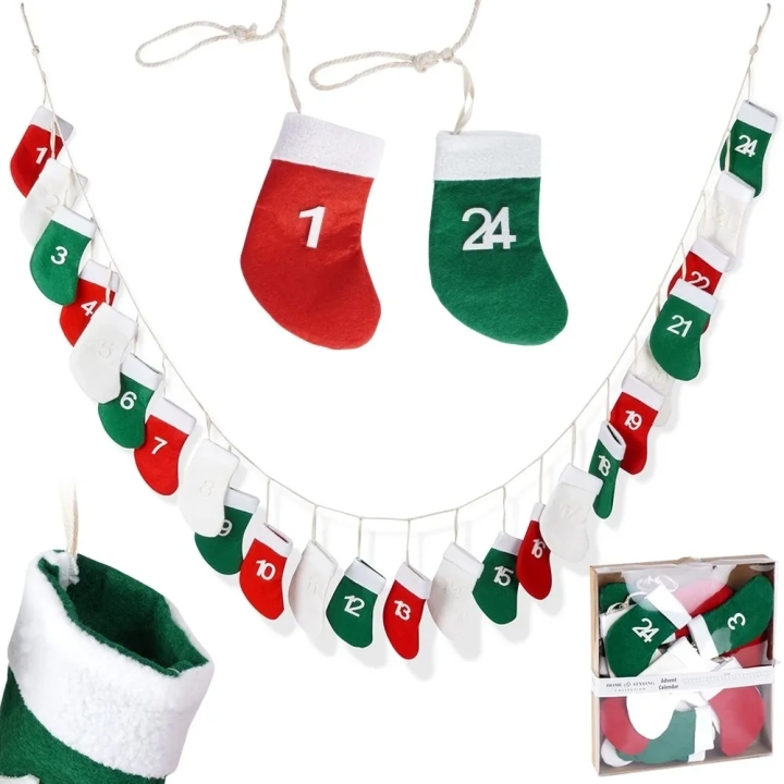 Kalendarz adwentowy filcowy 2,2 m