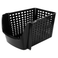Pojemnik na warzywa i owoce czarny 29x21x16 cm