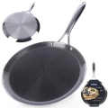 Patelnia do naleśników stalowa COOKCELL 29 cm