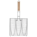 Ruszt do grillowania ryby metalowy 28x55,5 cm