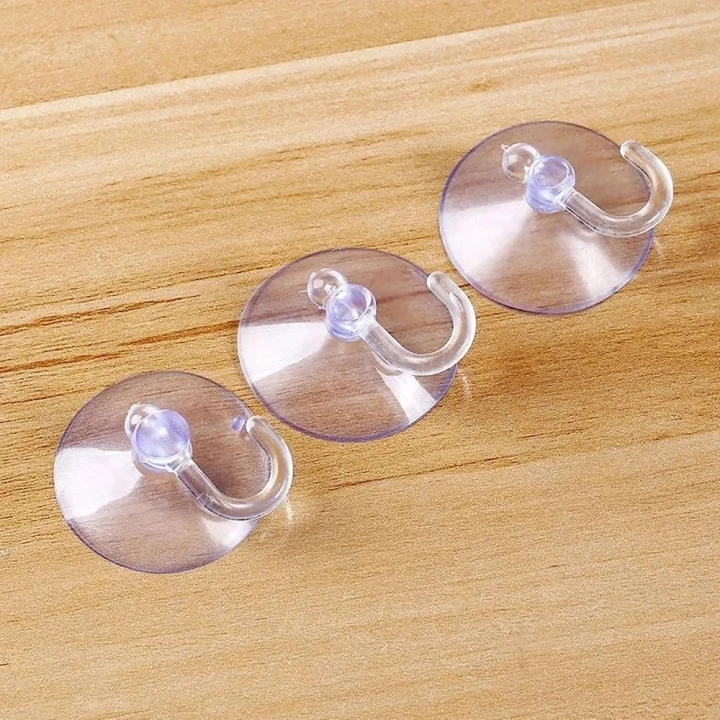 Haczyk wieszak na przyssawkę 3,5 cm 8 szt.