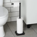 Stojak na papier toaletowy czarny 56 cm