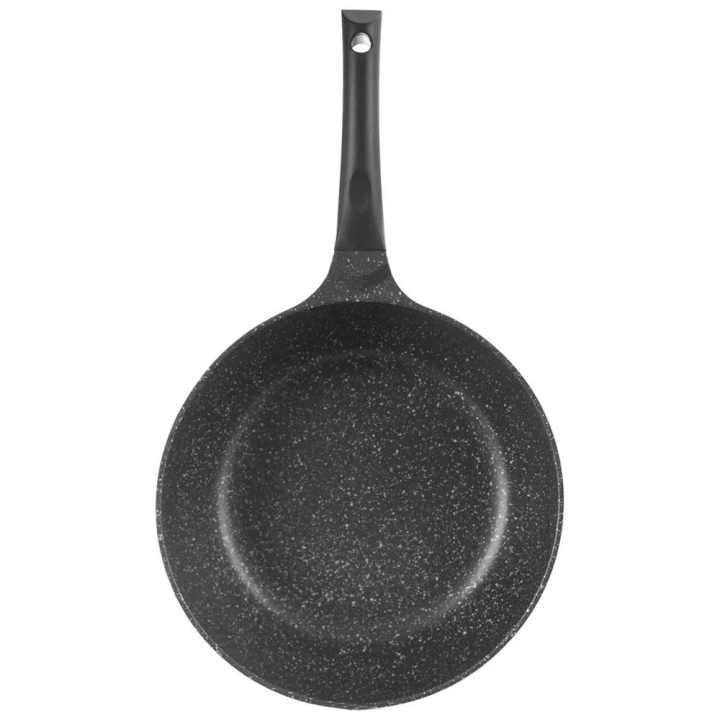 Patelnia granitowa głęboka wysoka GRANDE 28 cm