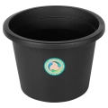 Doniczka ogrodowa plastikowa czarna okrągła 34 cm