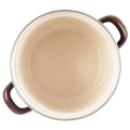 Garnek emaliowany BROWN 14 cm, 950 ml