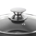 Garnek granitowy ze szklaną pokrywką GRANDE 16 cm, 1,4 l