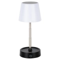 Lampa stołowa LED biała bezprzewodowa 11-29,5 cm