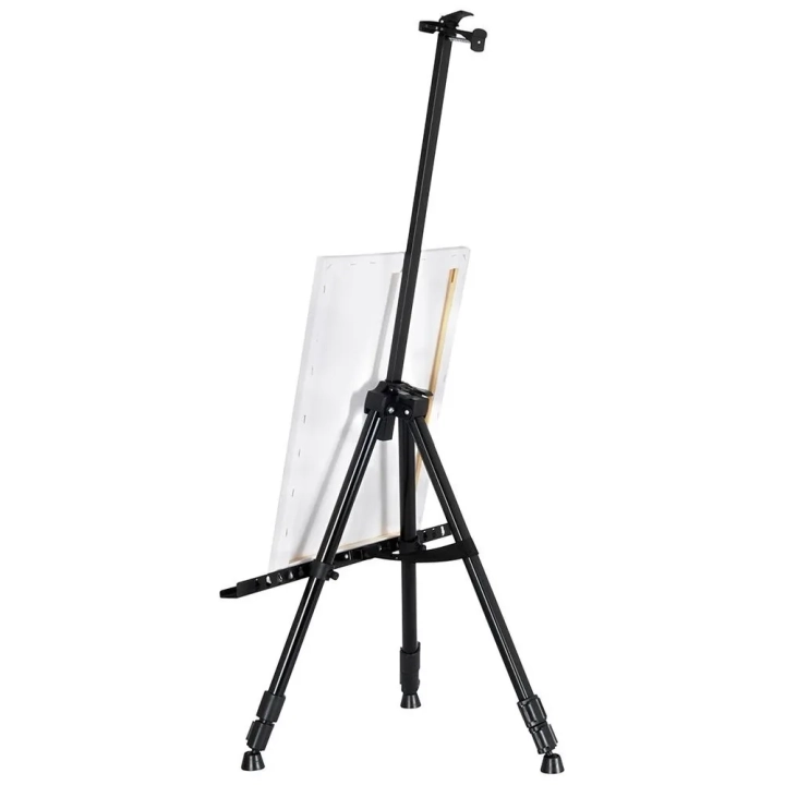 Sztaluga malarska z torbą metalowa czarna składana 162 cm