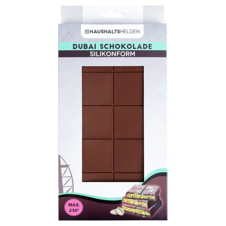 Forma do czekolady dubajskiej silikonowa 25x13,5 cm