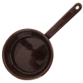 Rondel emaliowany brązowy BROWN 14 cm, 900 ml