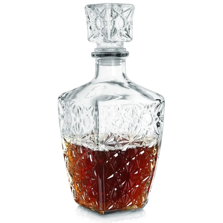 Karafka do whisky szklana 830 ml