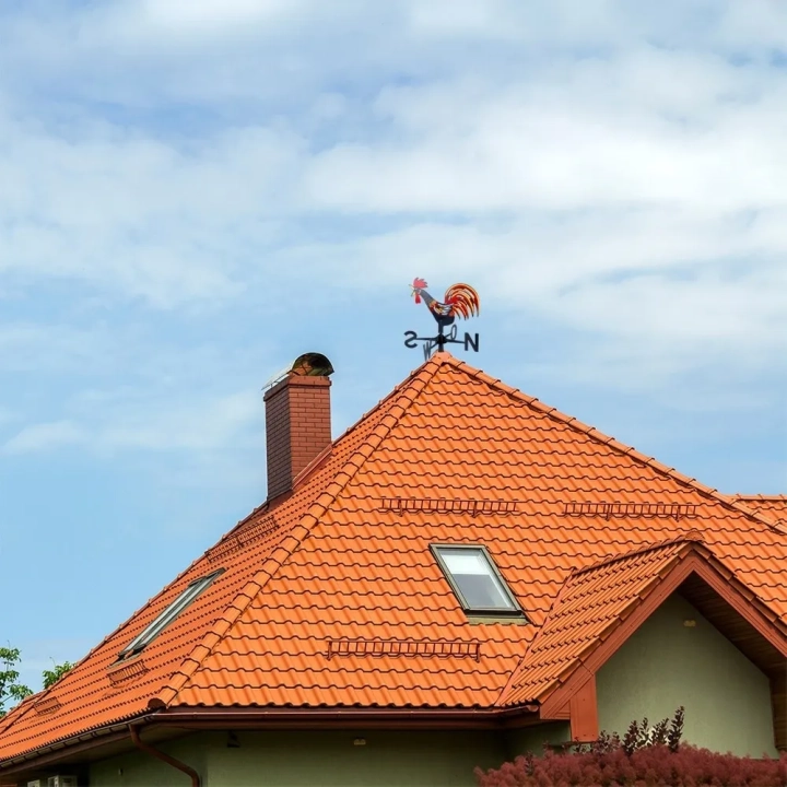 Kogut pogodowy róża wiatrów