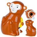 Skarbonka ceramiczna małpa