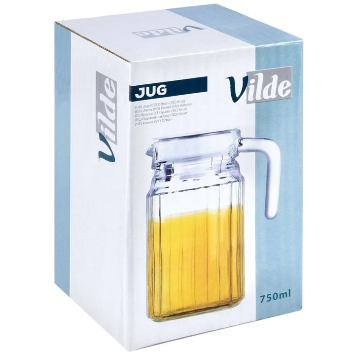 Dzbanek szklany z pokrywką 650 ml