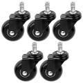 Kółka do fotela IKEA kauczukowe 5 cm / 10 mm 5 szt.