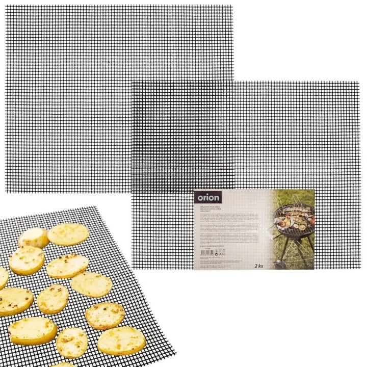 Mata do pieczenia teflonowa czarna 40x33 cm 2 szt.