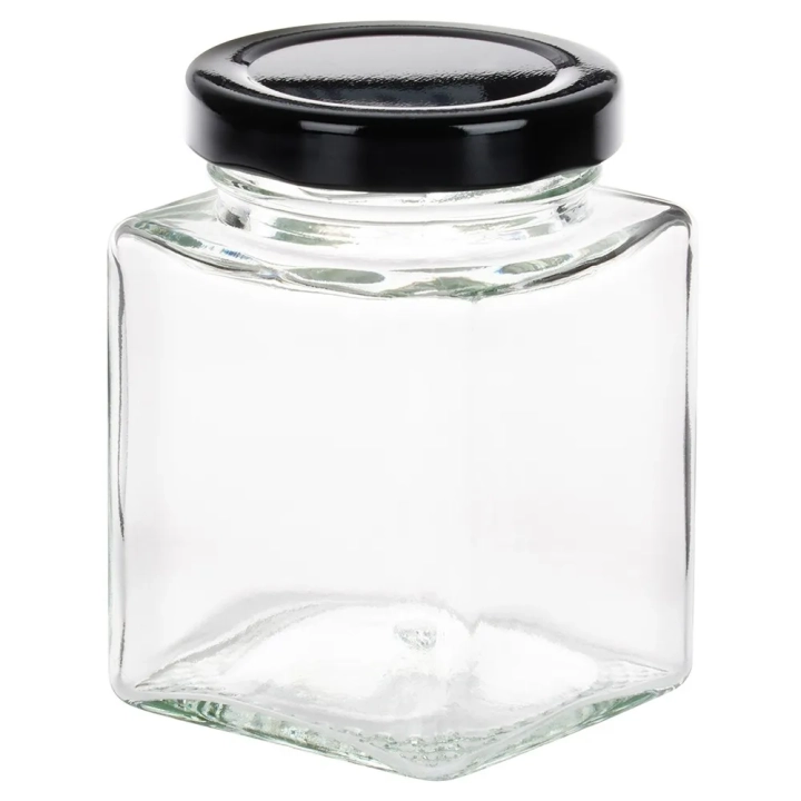 Pojemnik na przyprawy szklany 100 ml 24 szt. + 90 naklejek