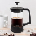 Zaparzacz tłokowy do kawy i herbaty szklany BLACK 400 ml