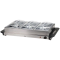 Podgrzewacz elektryczny do potraw stalowy 65x27x17 cm
