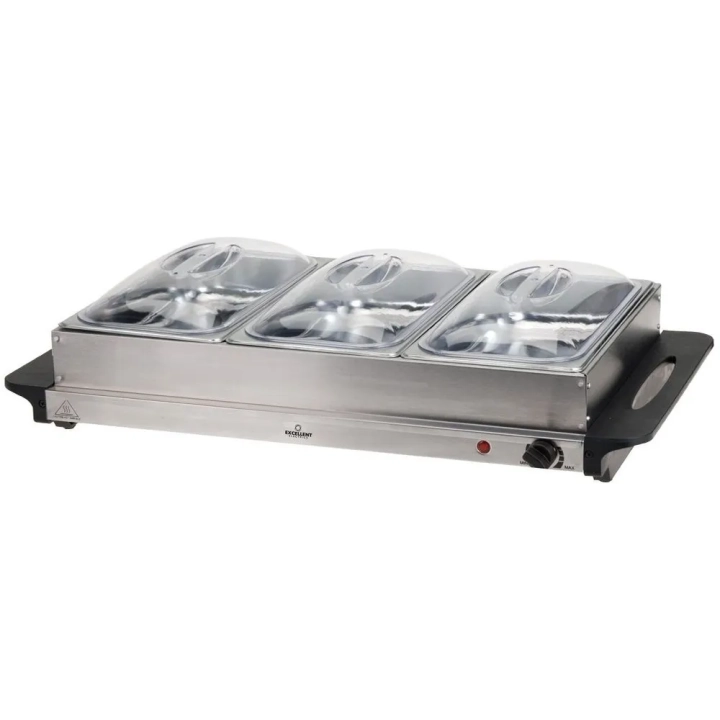 Podgrzewacz elektryczny do potraw stalowy 65x27x17 cm