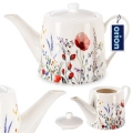 Dzbanek do kawy i herbaty porcelanowy MAKI 1 l