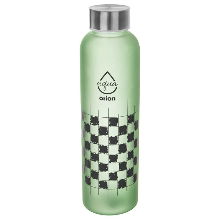 Butelka na wodę szklana zielona 600 ml