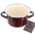 Garnek emaliowany BROWN 16 cm, 1,4 l