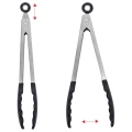 Szczypce kuchenne stalowe 27 cm