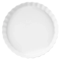 Forma do tarty ceramiczna biała 24,5 cm