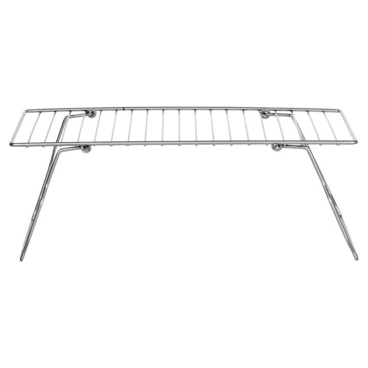 Półka kuchenna metalowa szara składana 37x21x13,5 cm