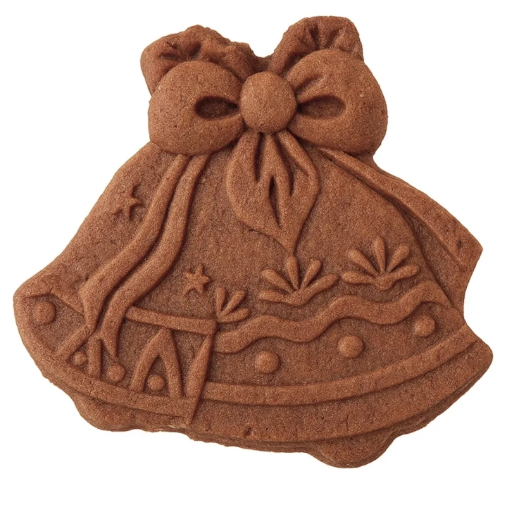 Foremka do ciastek drewniana dzwoneczki 10x10 cm