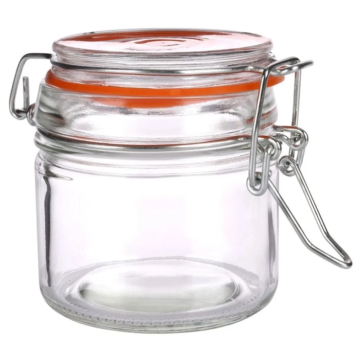 Słoik patentowy z klipsem szklany 100 ml