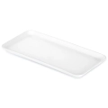 Taca do serwowania biała prostokątna 29,5x15 cm