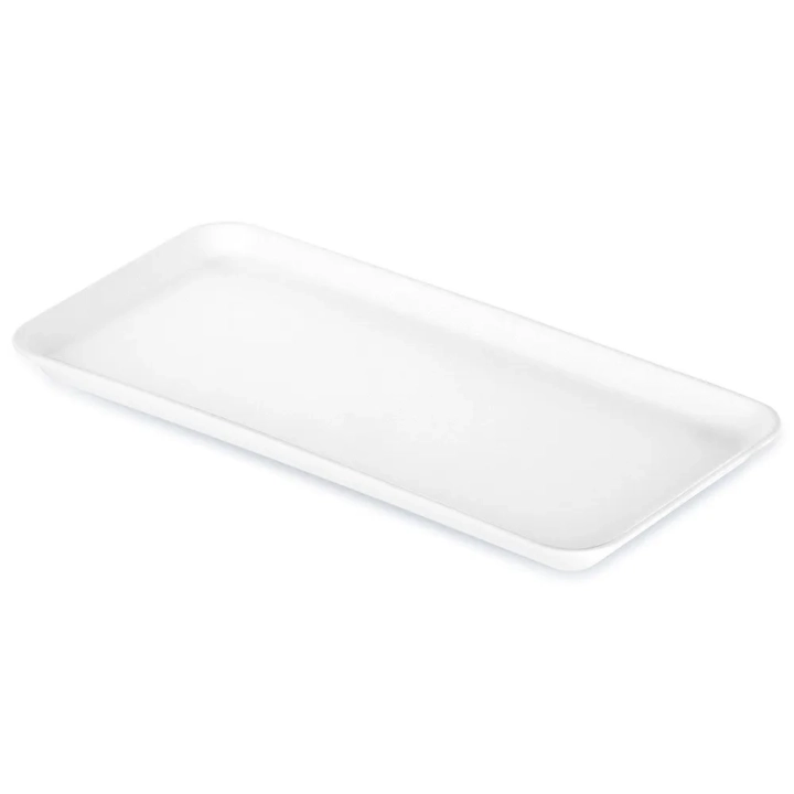 Taca do serwowania biała prostokątna 29,5x15 cm