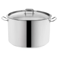 Garnek stalowy z pokrywką 40 cm, 30 l