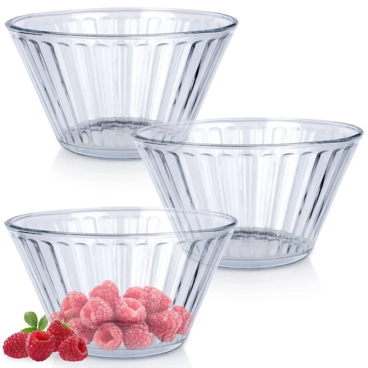 Miseczki szklane 11,5cm, 270 ml 3 szt.