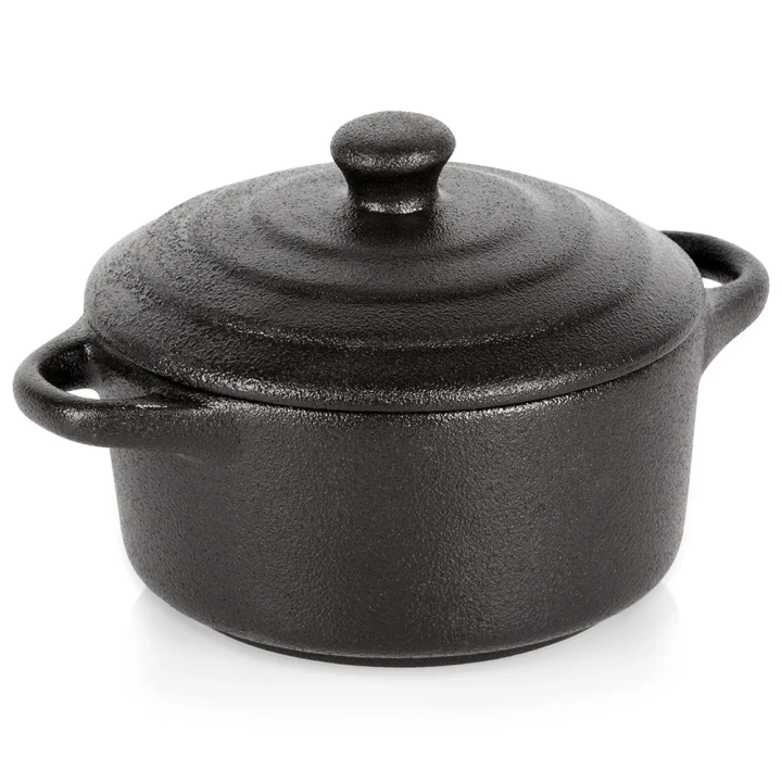 Miseczka do zapiekania porcelanowa z pokrywką 300 ml
