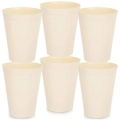 Kubki plastikowe kremowe SANDY 300 ml 6 szt.