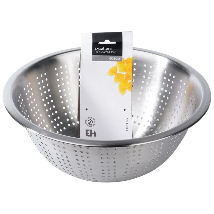 Cedzak kuchenny stalowy 28 cm