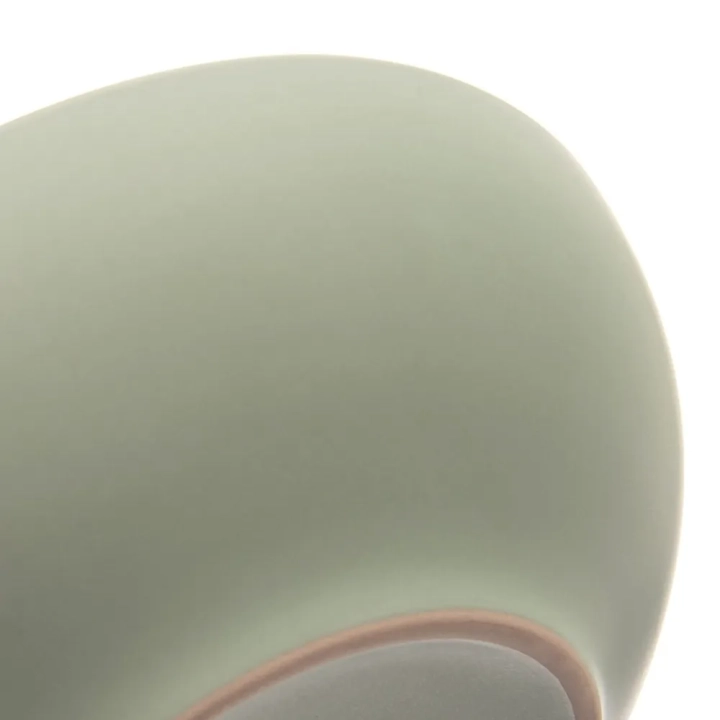 Talerz obiadowy głęboki ceramiczny zielony GLAZE 20,5 cm, 900 ml