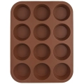 Forma do muffinek silikonowa brązowa SILLINIE