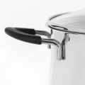 Garnek stalowy ze szklaną pokrywką DALIE 26 cm, 10,6 l