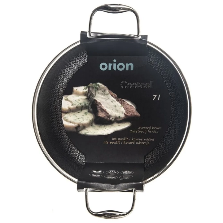 Garnek stalowy COOKCELL 26 cm, 7 l