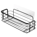 Półka pod prysznic metalowa czarna przyklejana
