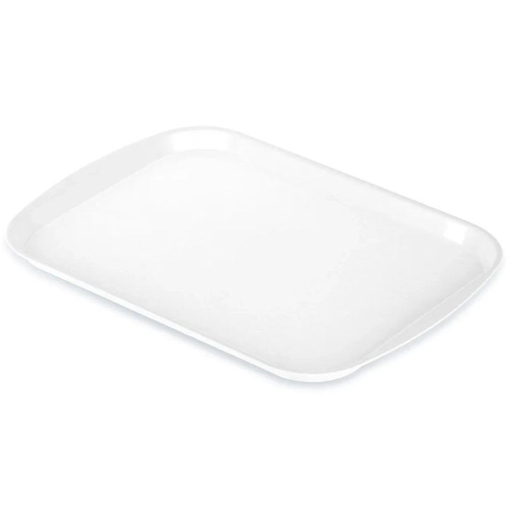 Taca do serwowania plastikowa biała 43,5x31,5 cm