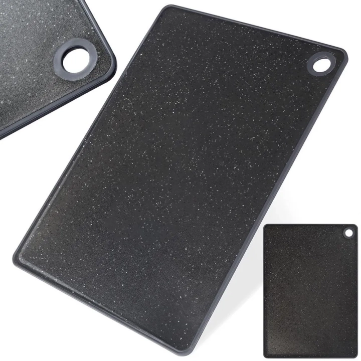 Deska do krojenia plastikowa czarna 33x23 cm