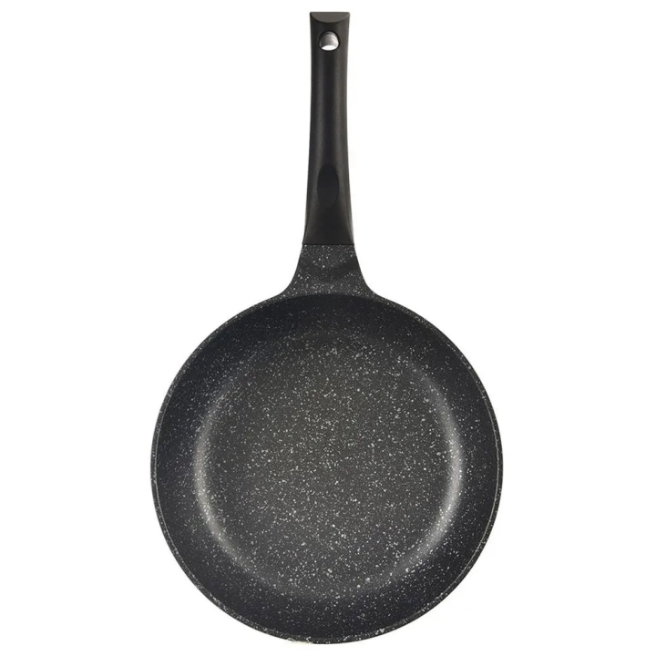 Patelnia granitowa głęboka wysoka GRANDE 24 cm