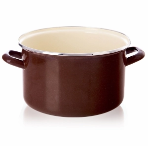 Garnek emaliowany BROWN 26 cm, 6,5 l