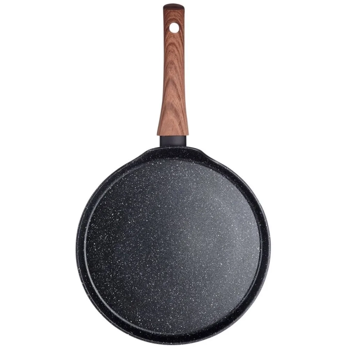 Patelnia do naleśników granitowa BLACK&WOOD 26 cm